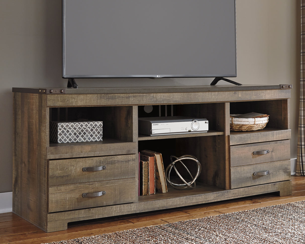Furniture City - MS - Ashley Furniture - Trinell TV Stand - 63" / Brown - W446-68