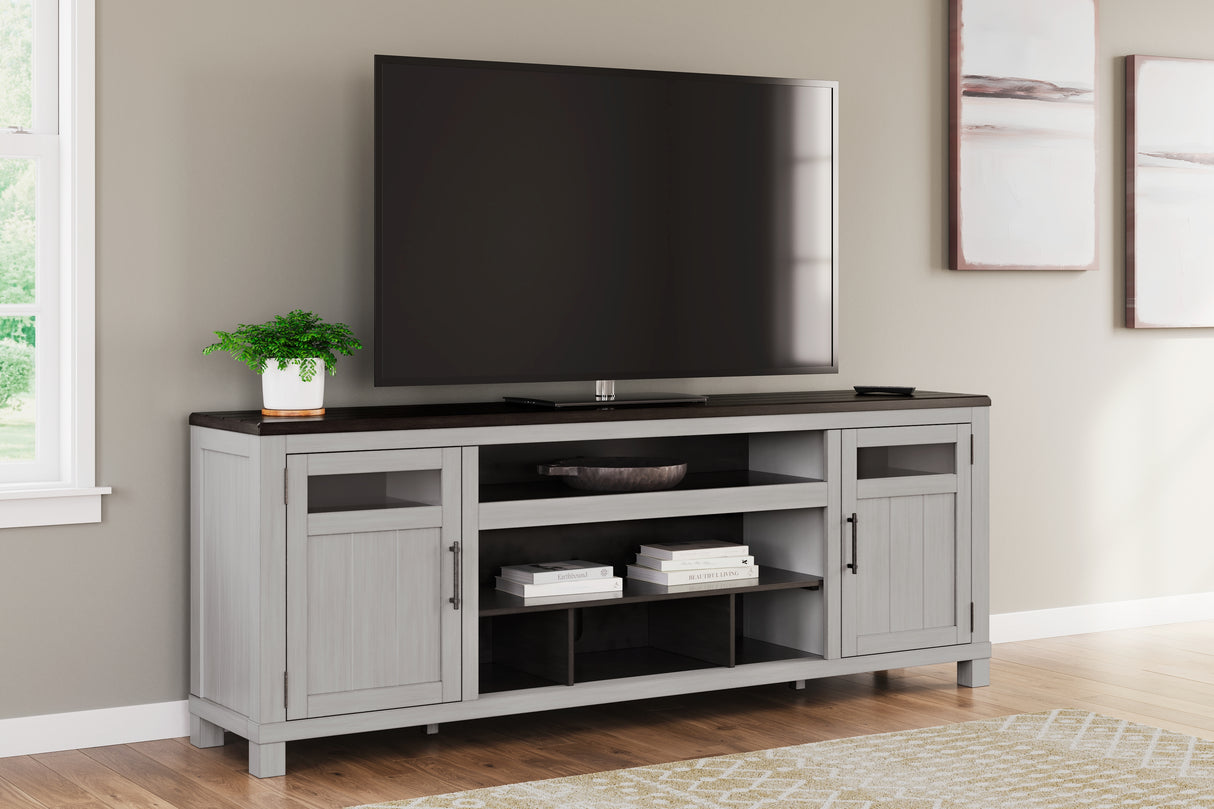 Furniture City - MS - Ashley Furniture - Darborn 88" TV Stand - 88" / Gray/Brown - W796-68