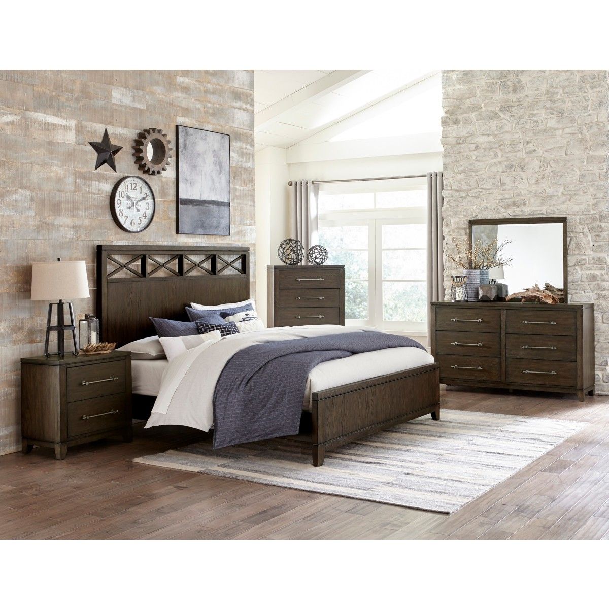 Griggs - Nightstand - Dark Brown