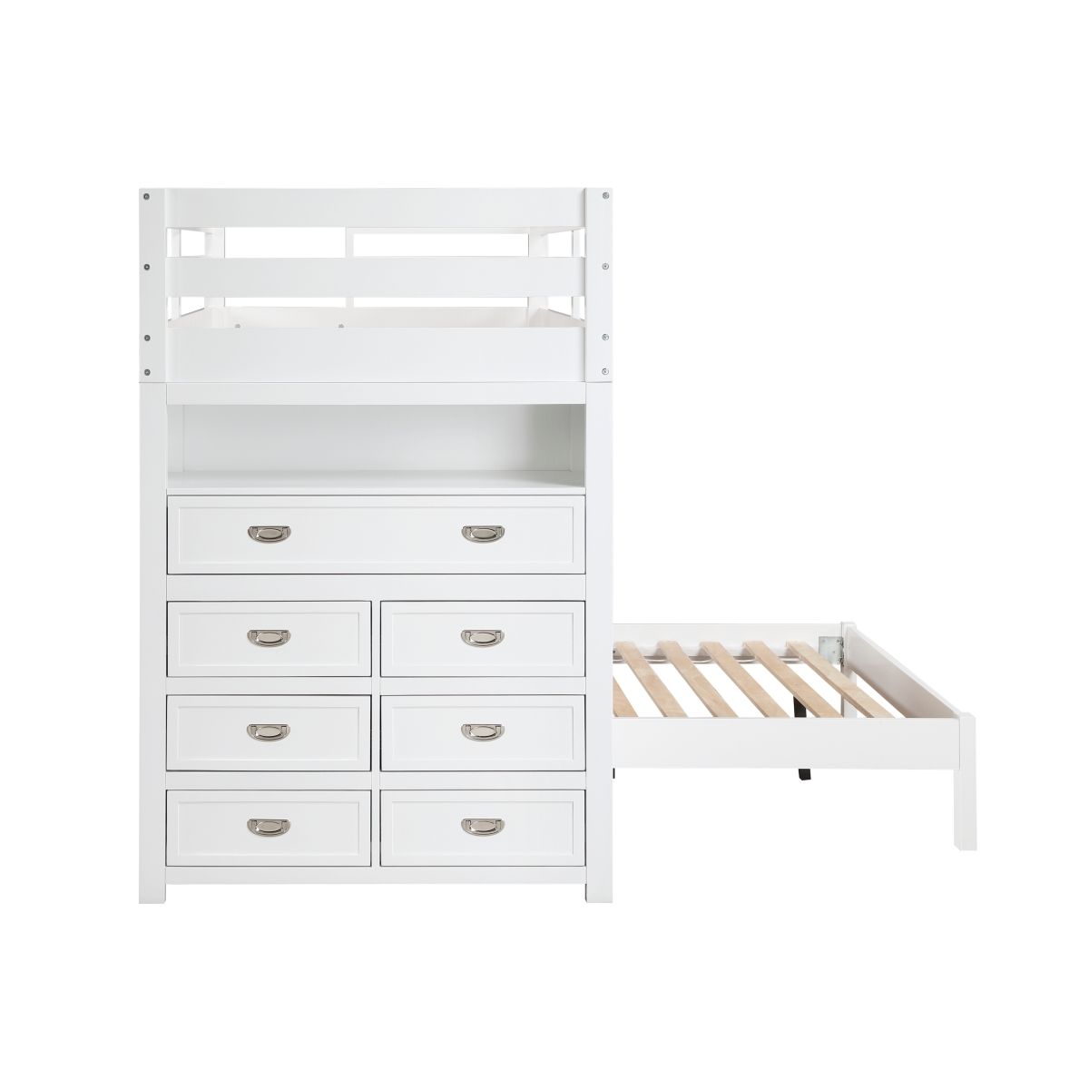 Sloane - Loft Bunk Bed With Chest And Hidden Desk