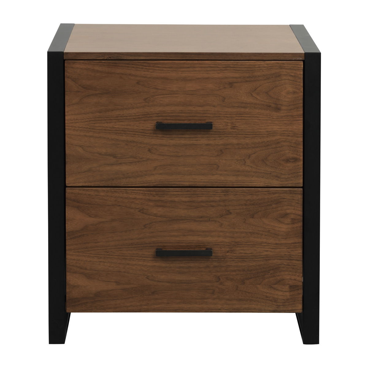 Sedley - File Cabinet - Brown / Black