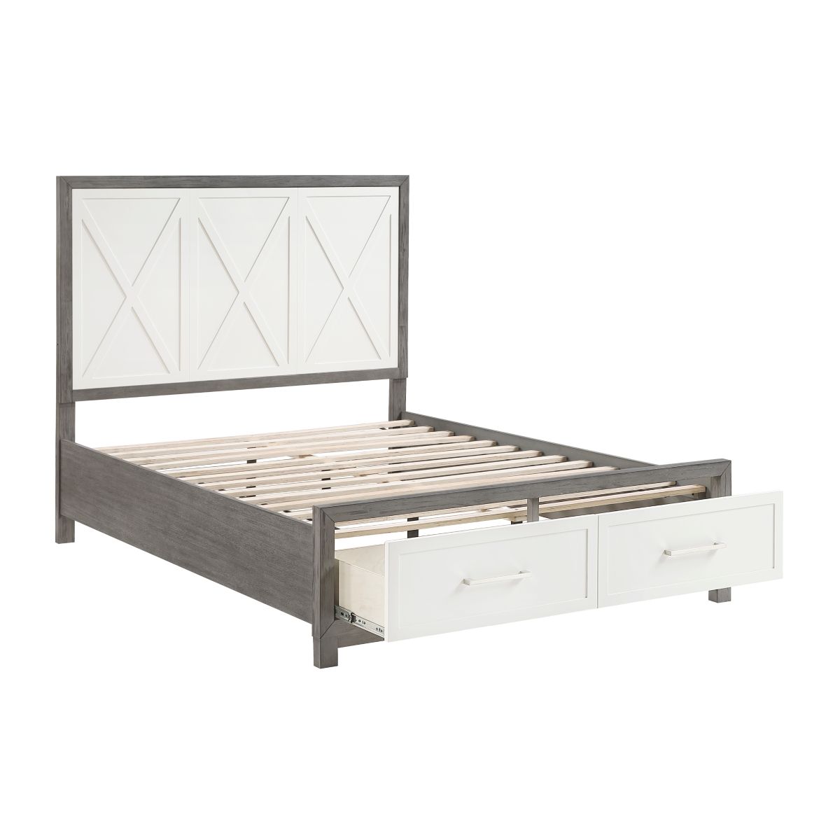 Rowan - Platform Bed With Storage Footboard