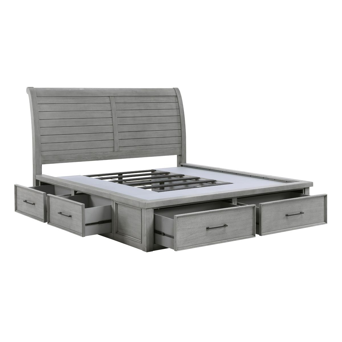 Logandale - Bed With Storage Footboard And Side Rails