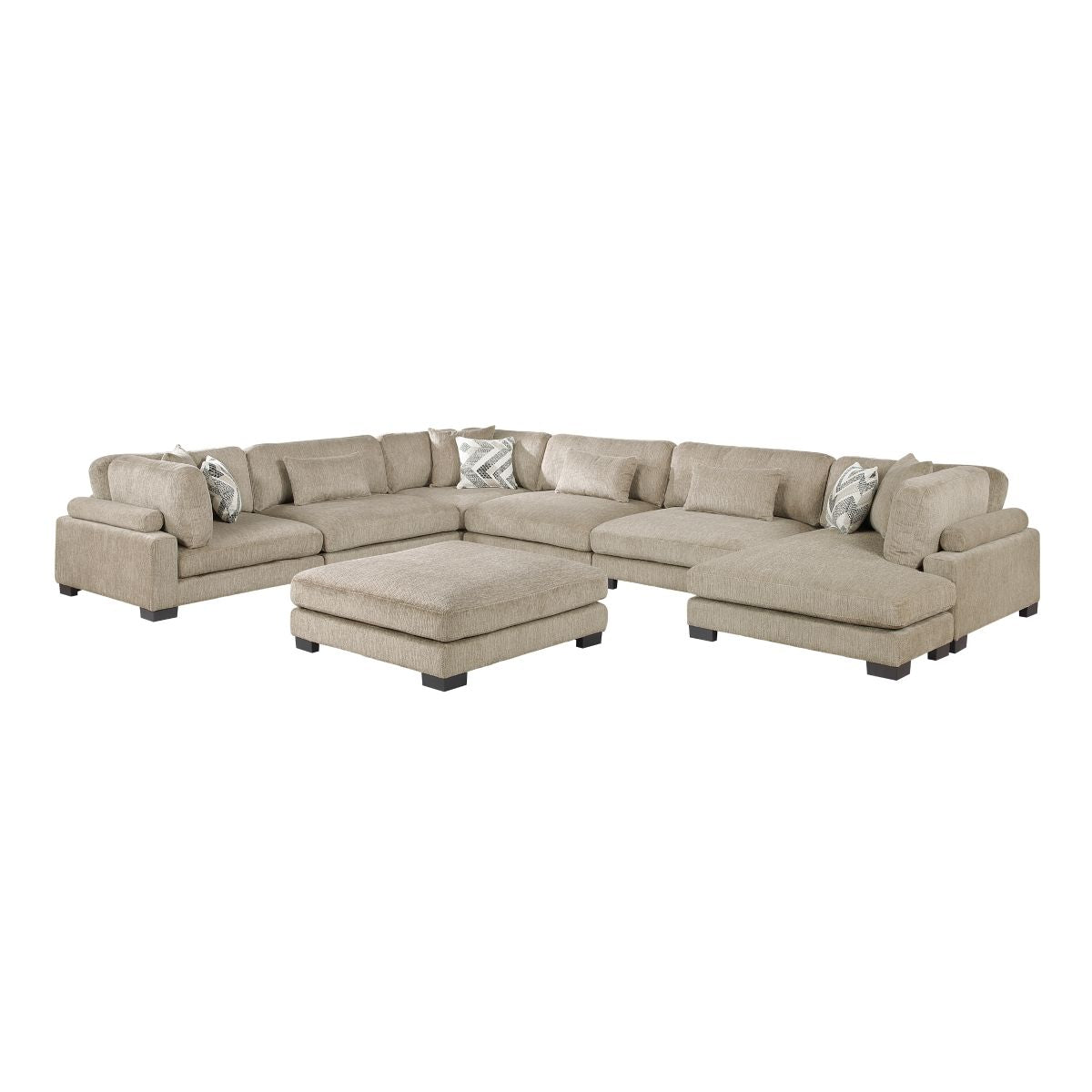 Tinley - Modular Sectional And Ottoman