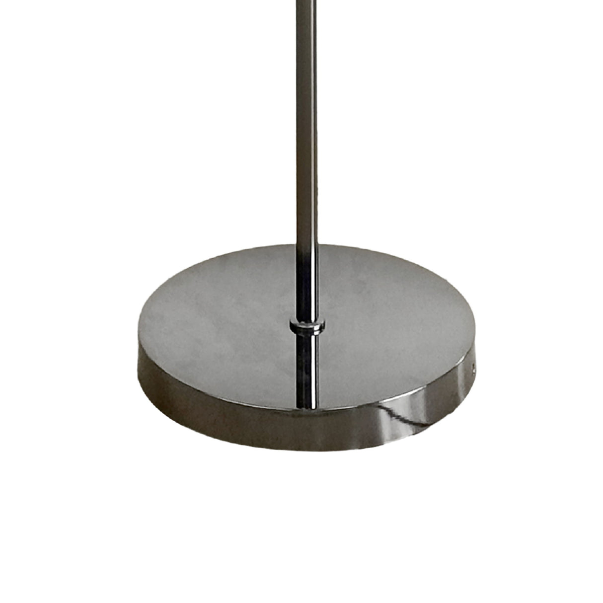 "Celestial Radiance" Metal Floor Lamp With Iridescent Glass Globes - Gun Metal Iridescent Glass