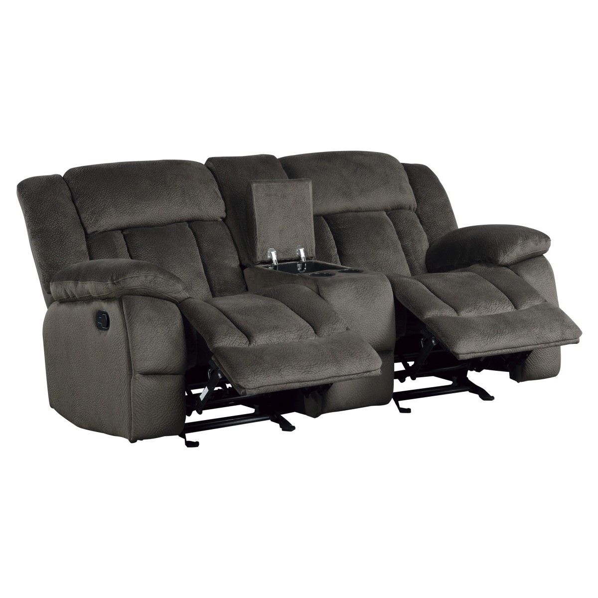 Laurelton - Double Glider Reclining Loveseat With Center Console