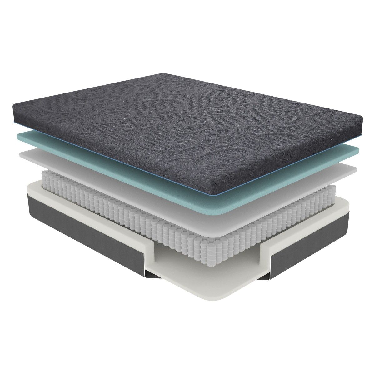 Mira - 8" Gel Infused Memory Foam Hybrid Mattress