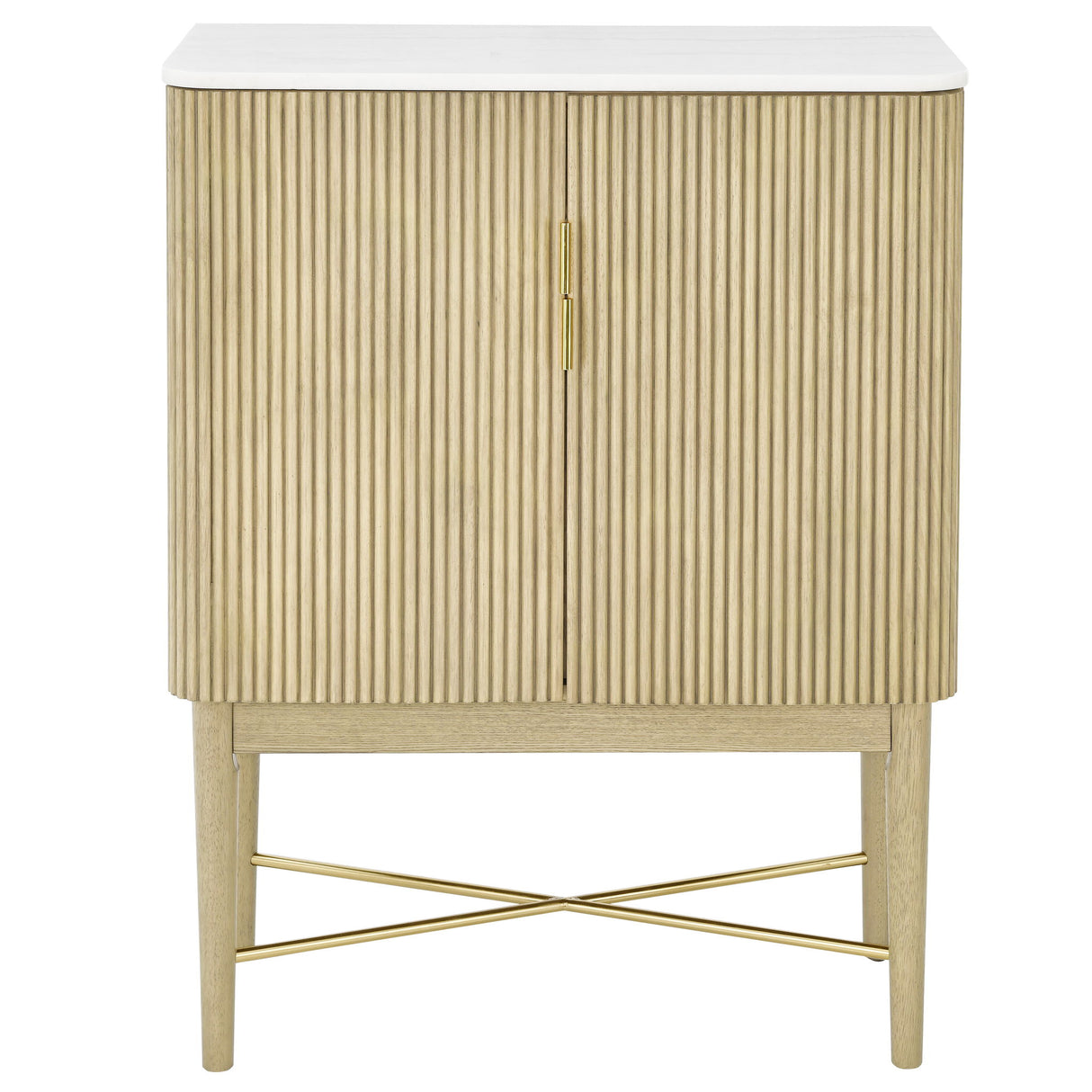 Vida - Marble Top Wine Cabinet