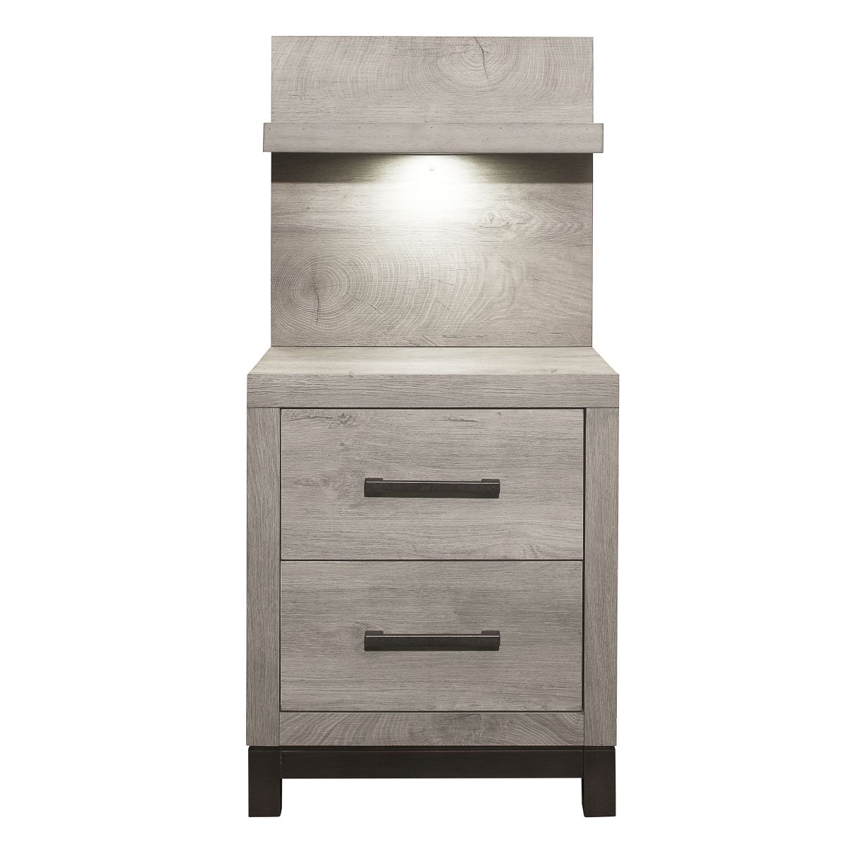 Zephyr - Nightstand With Wall Panel