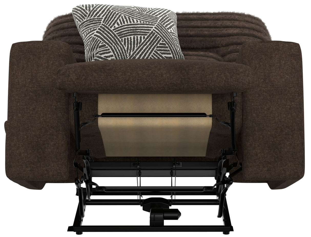 Zen - Power Recliner With CR3 Heat / Massage / Zero Gravity - Chocolate