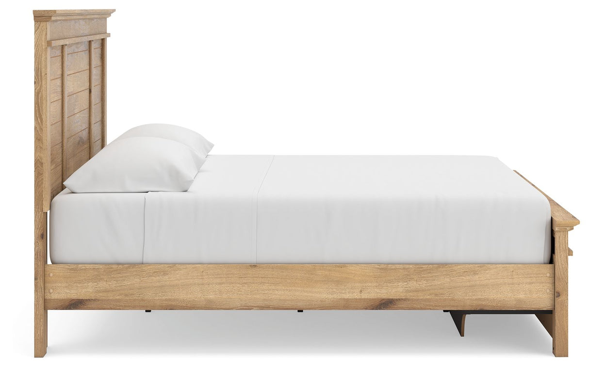 Makidern - Panel Storage Bed With Storage Footboard
