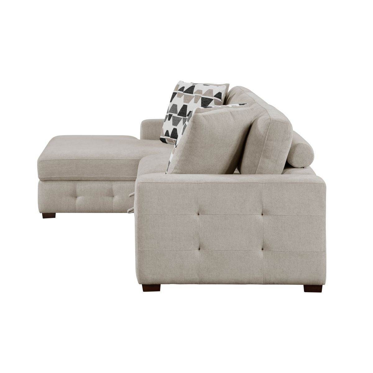 Raife - Sectional With Ottoman