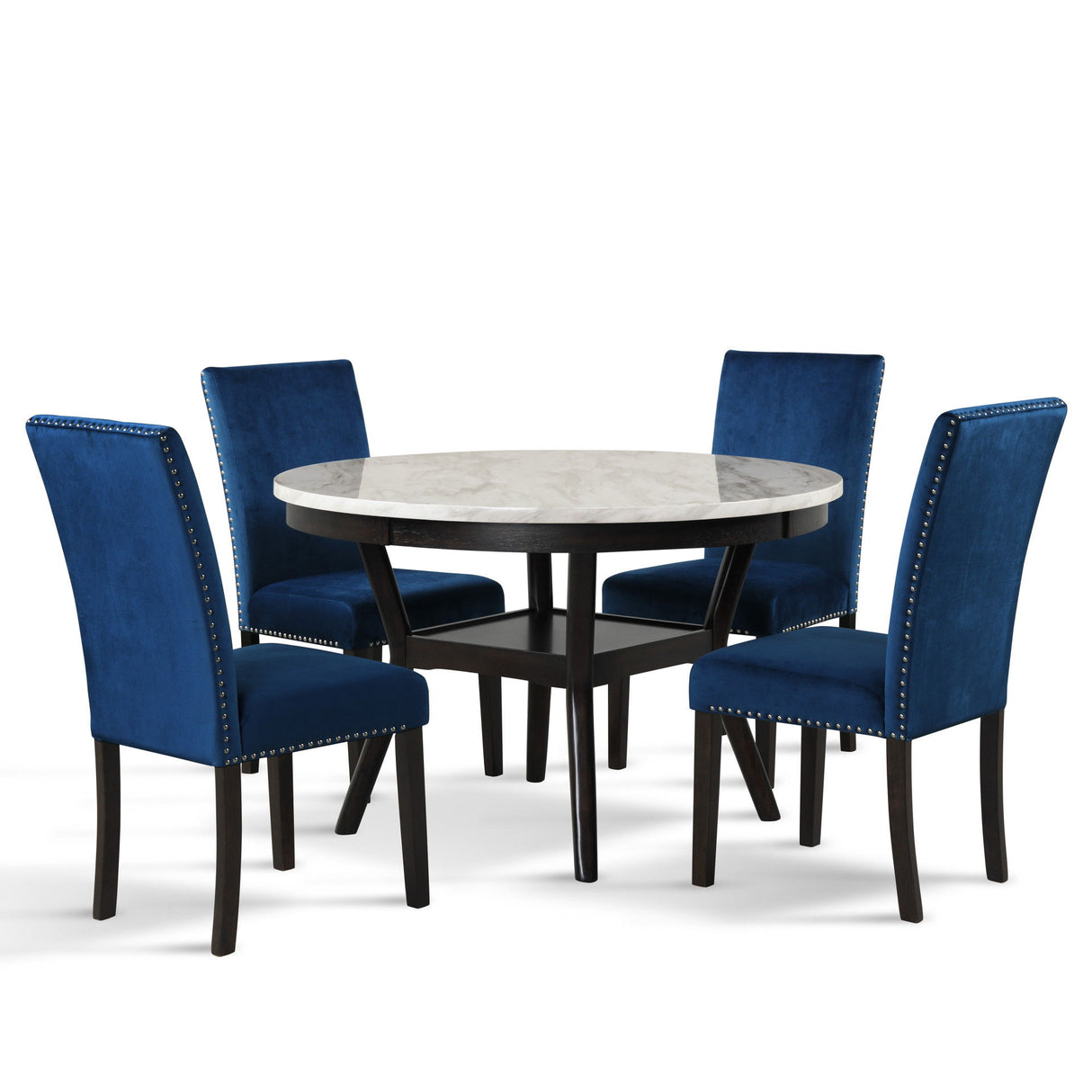 Celeste - Round Dining Table - Espresso