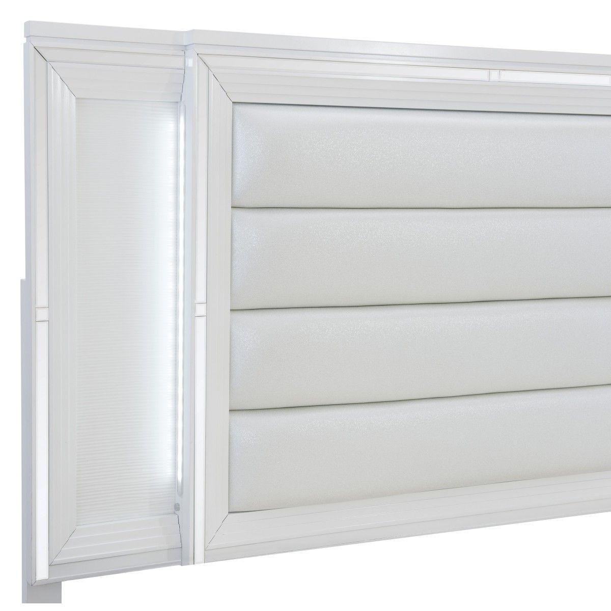 Tamsin - Platform Bed With Footboard Storage, LED Lighting