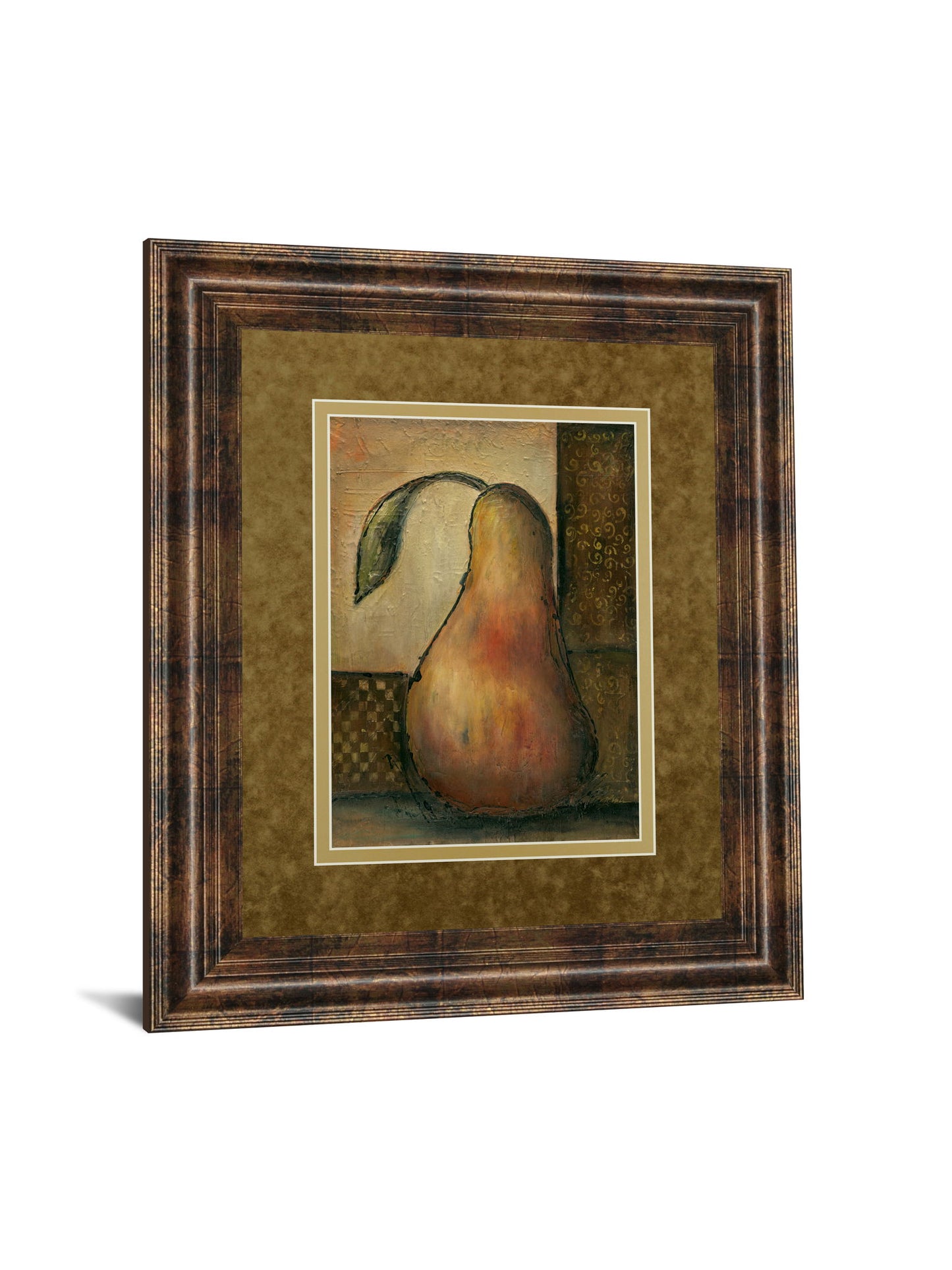 Peralicous Il By Joyce Combs - Framed Print Wall Art - Light Brown