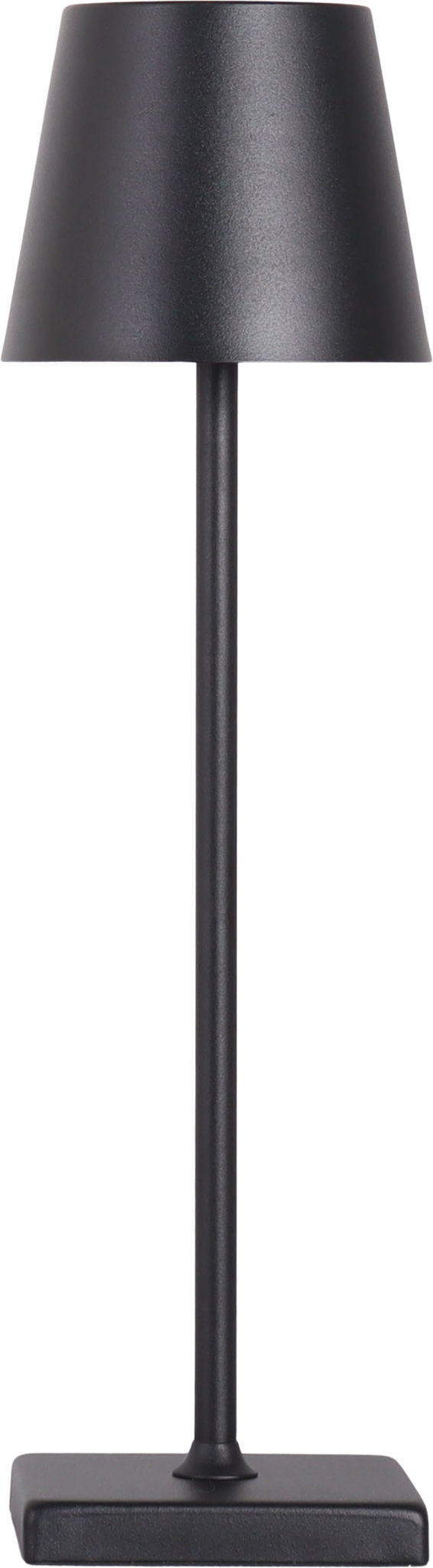 "Eclipse Aura I" Rechargeable LED Metal Accent Lamp (Set of 2) - Black