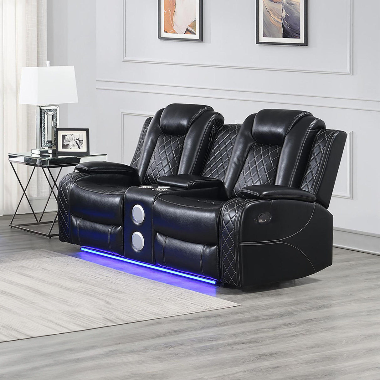 Orion II - Console Loveseat With Dual Recliners