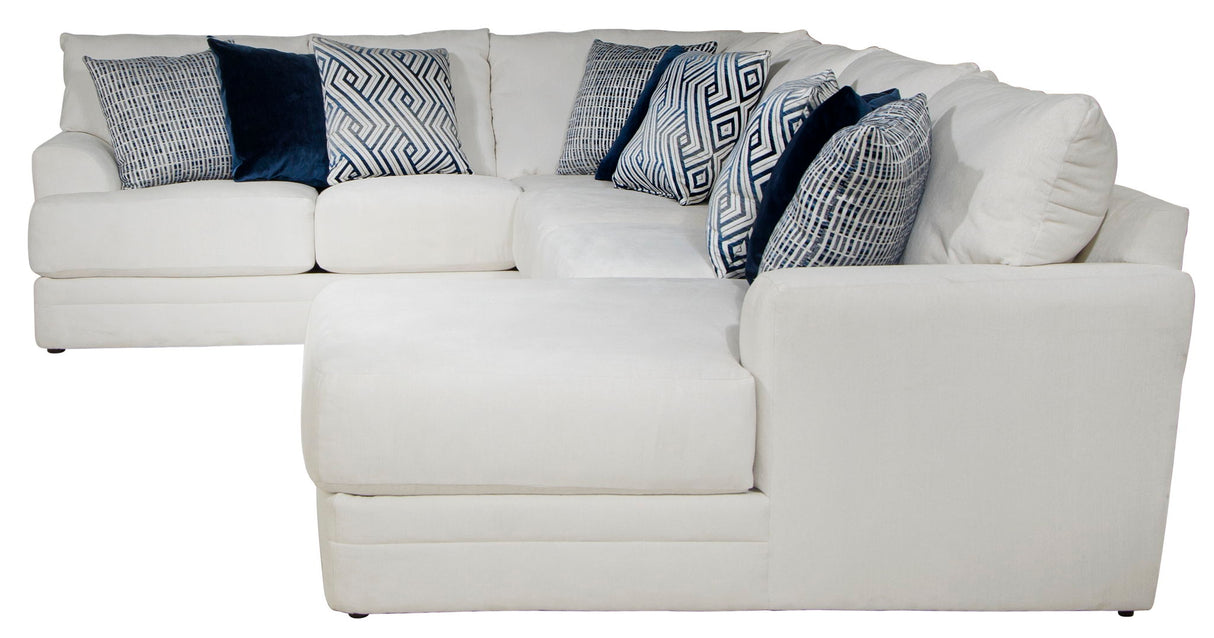 Polaris - Sectional With Comfort Coil Seating And Accent Pillows Included