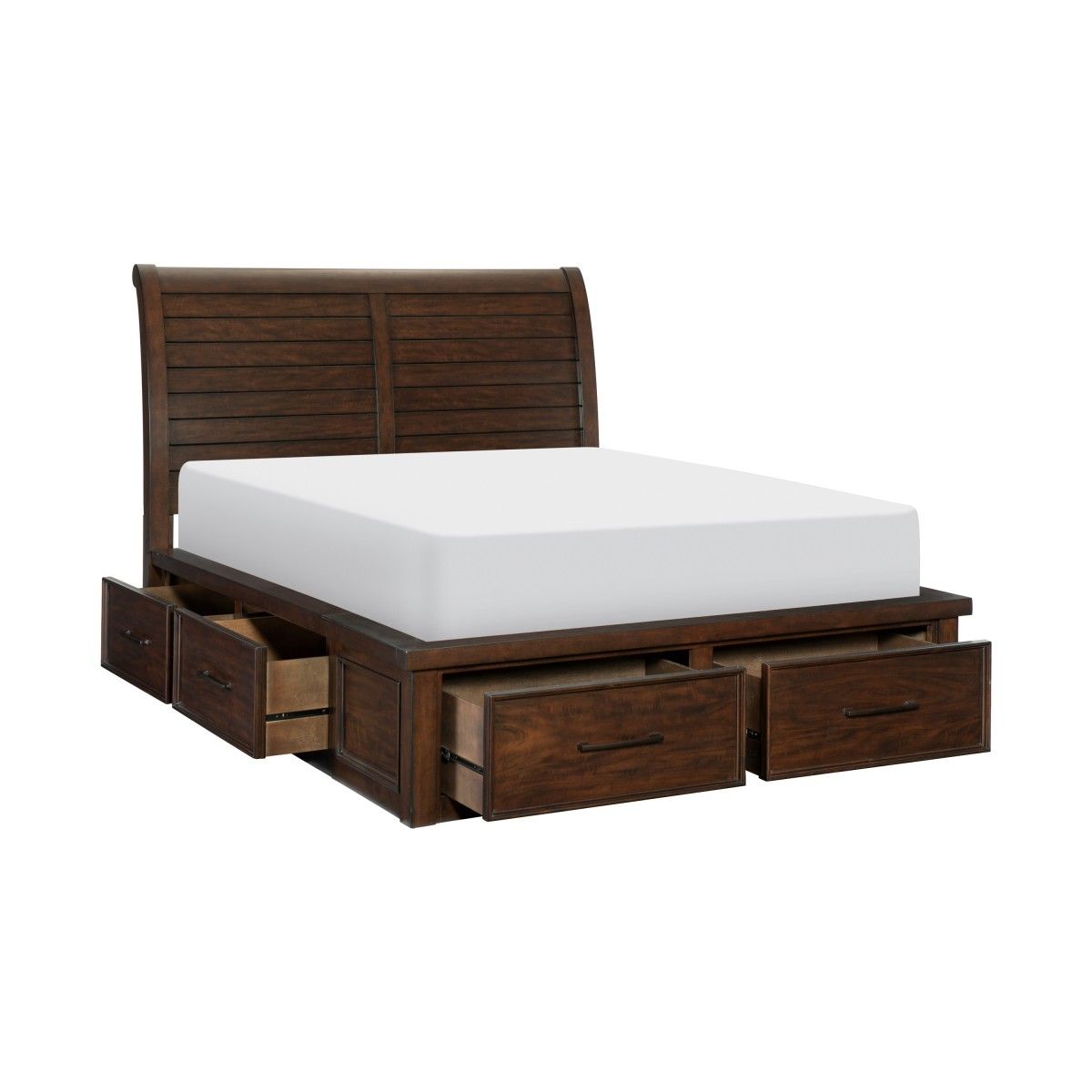Logandale - Bed With Storage Footboard And Side Rails