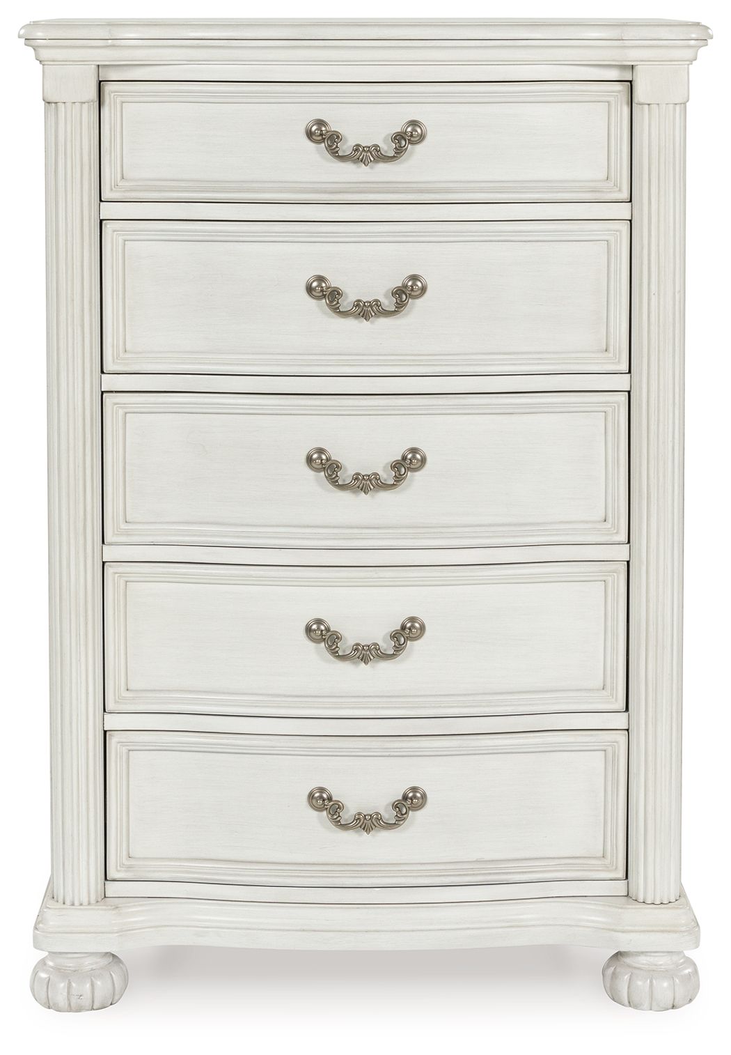 Montelaine - Five Drawer Chest - Antique White