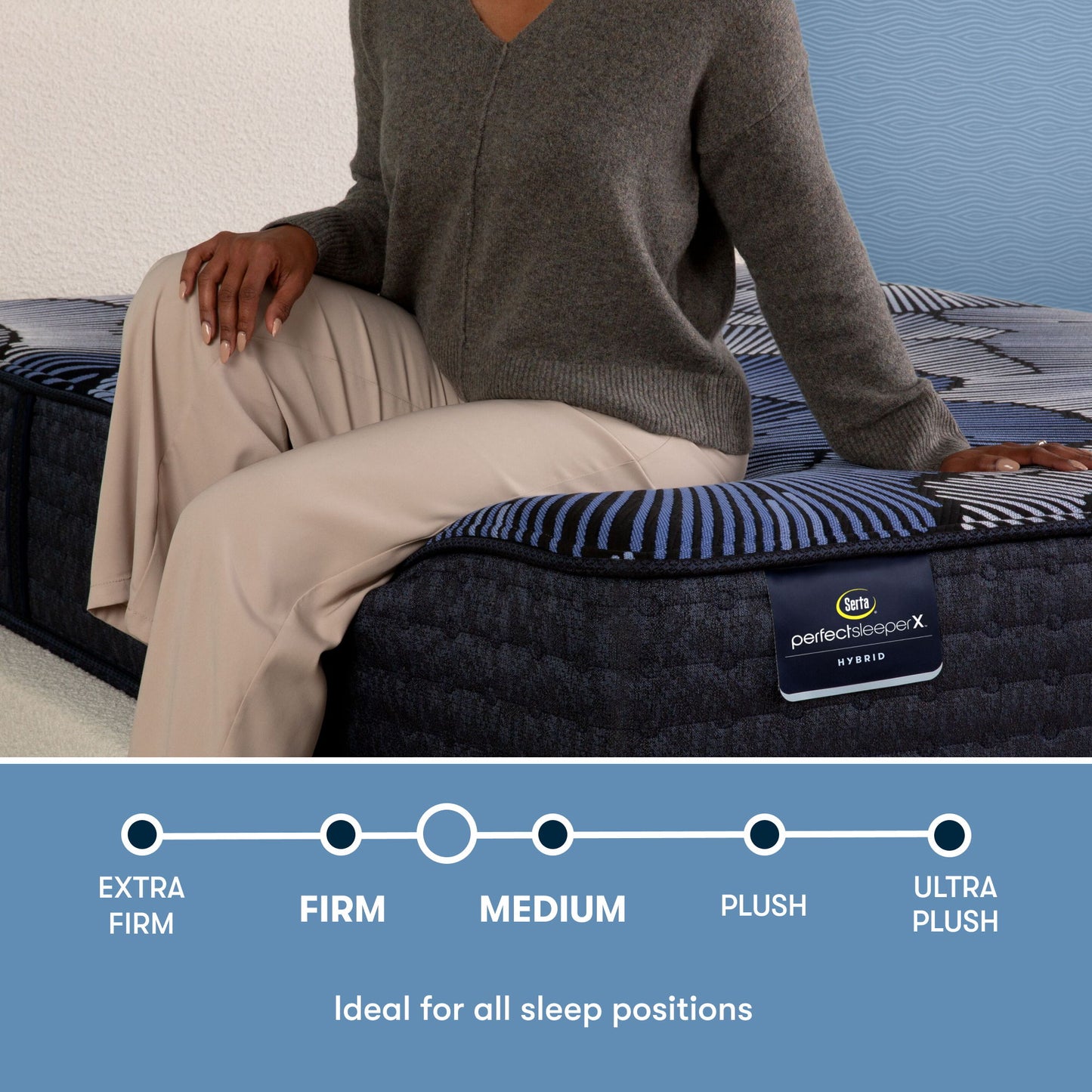 Perfect Sleeper - 14" X Prescott Hybrid Medium Firm Mattress