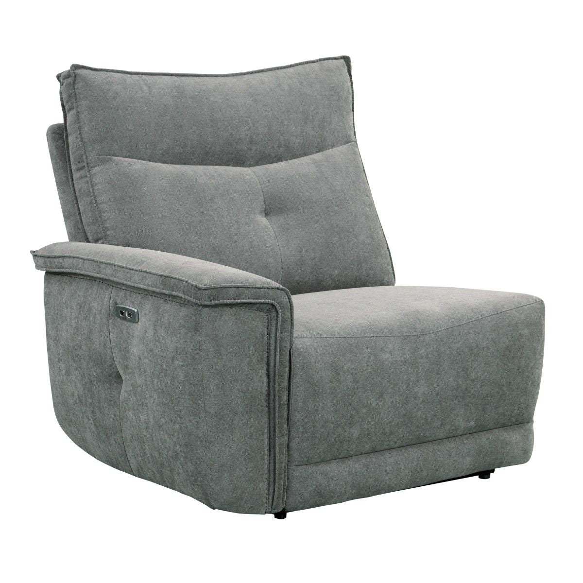 Tesoro - 3 Piece Power Double Reclining Loveseat - Dark Gray