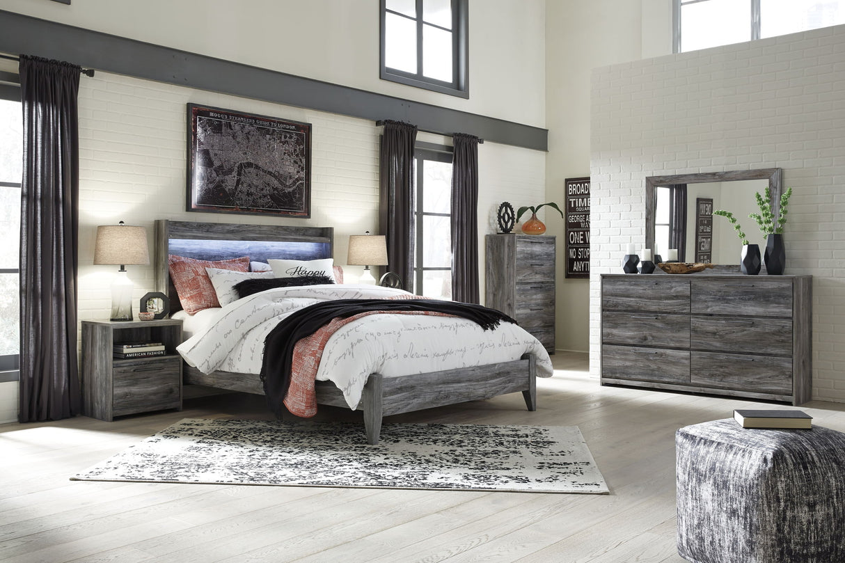 Baystorm - Panel Bedroom Set - Gray