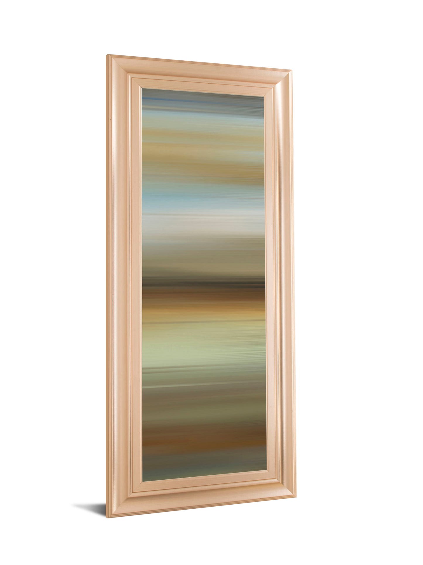 Abstract Horizon II By James Mcmaster - Framed Print Wall Art - Beige