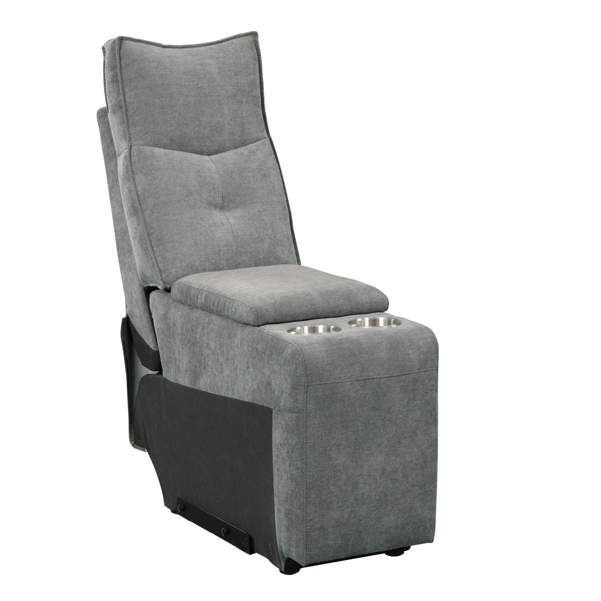 Tesoro - 3 Piece Power Double Reclining Loveseat - Dark Gray