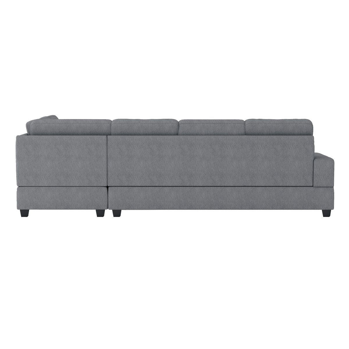 Maston - 3 Piece Reversible Sectional With Drop-Down Cup Holders And Storage Ottoman