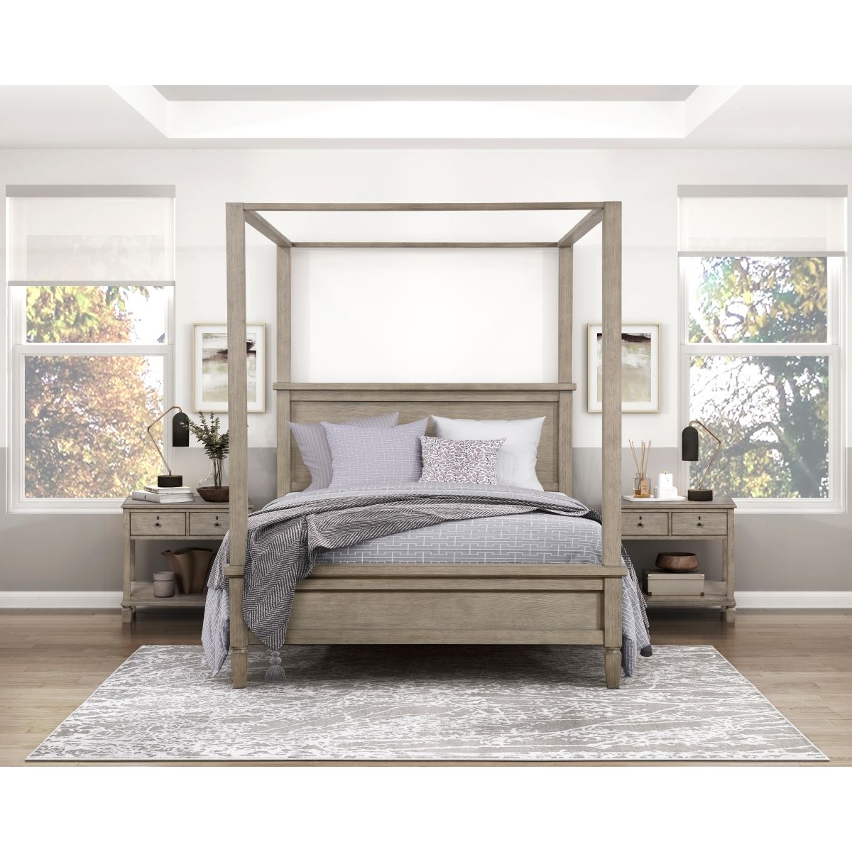 Marceline - Nightstand - Gray