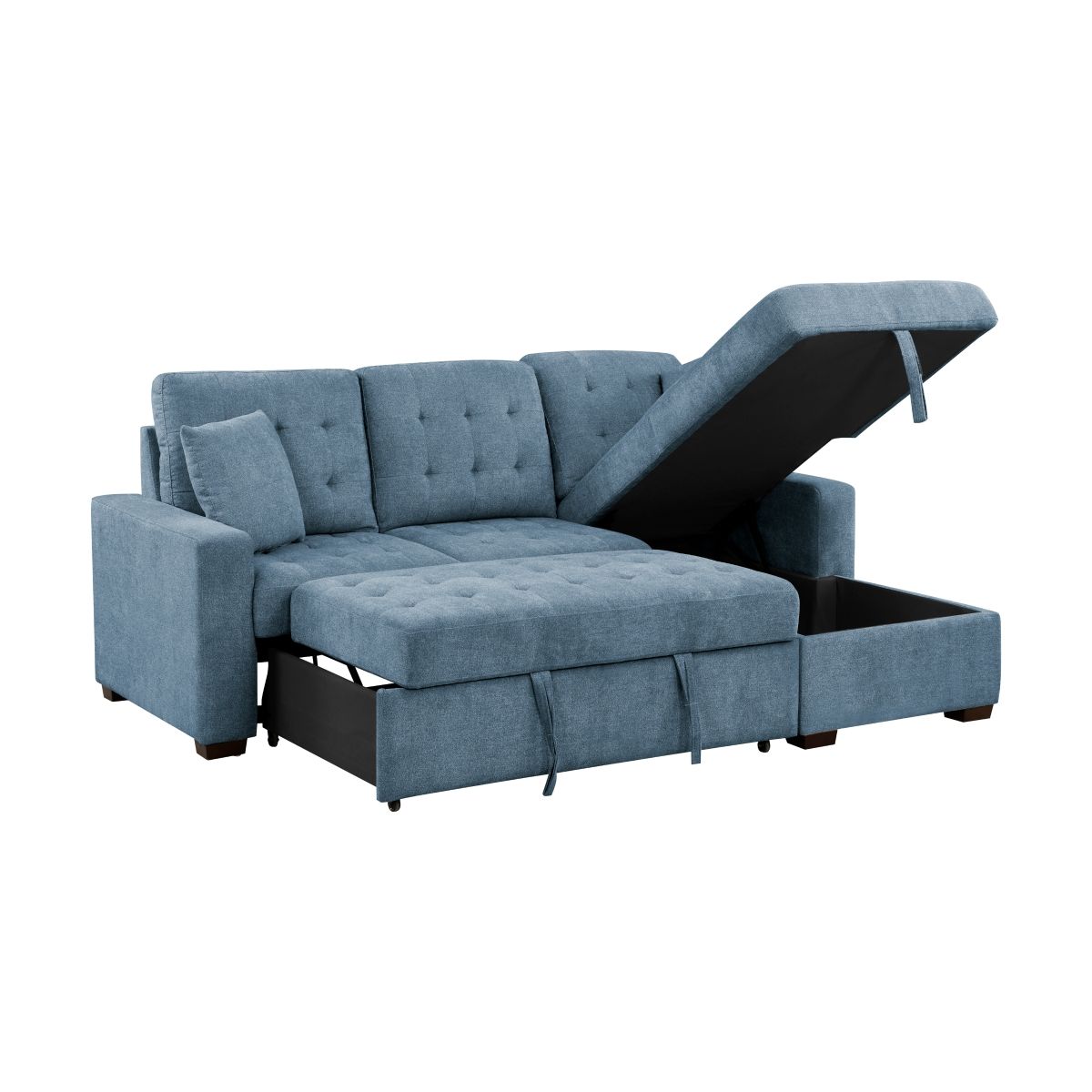 Waitsfield - Sectional With Chaise, Pull-Out Bed And Hidden Storage