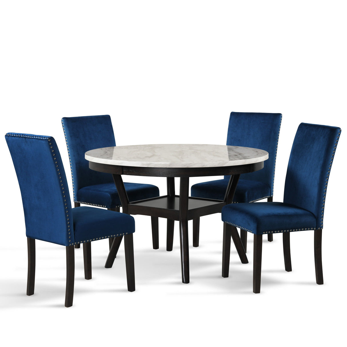 Celeste - Round Dining Table - Espresso