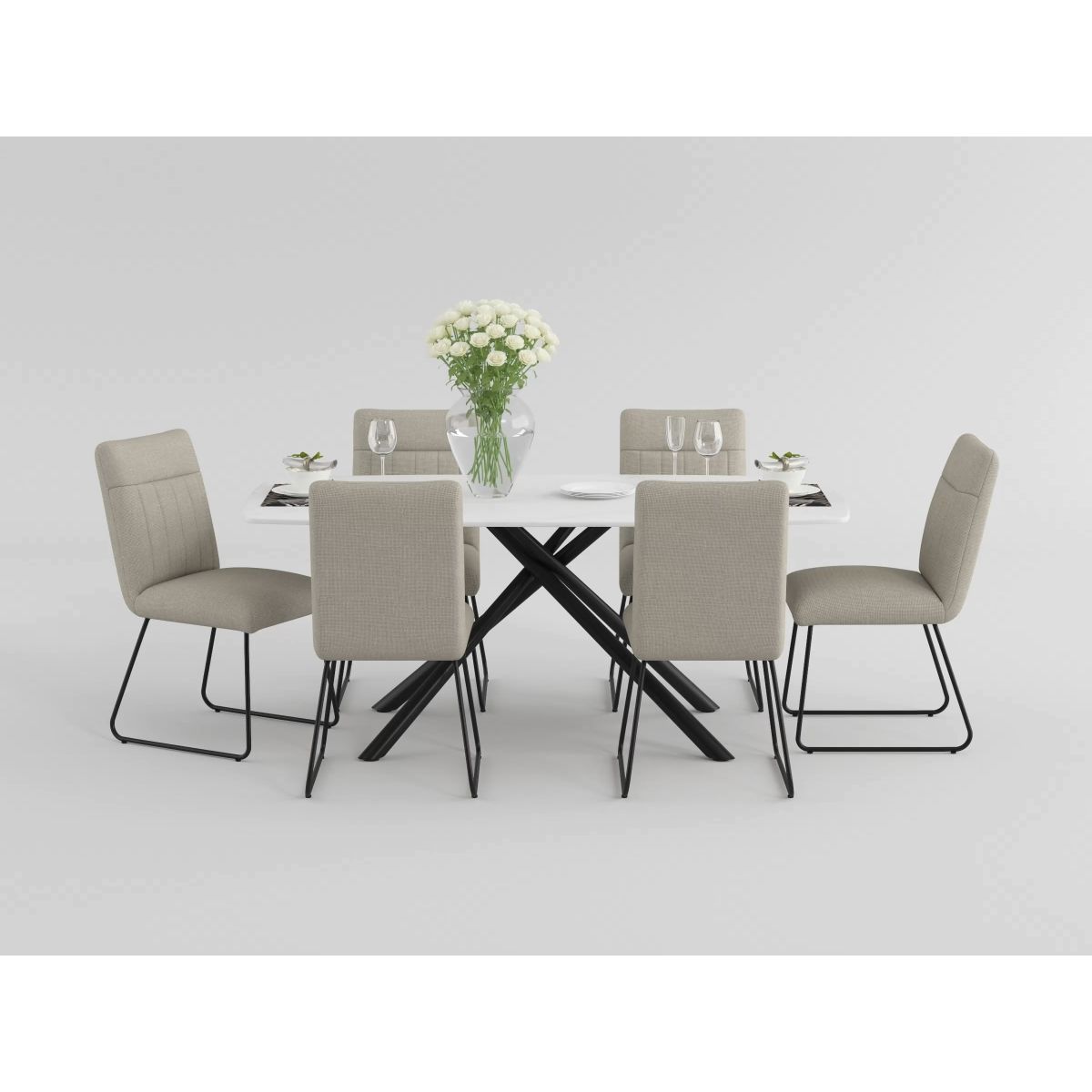 Benito - Side Chair (Set of 2) - Beige