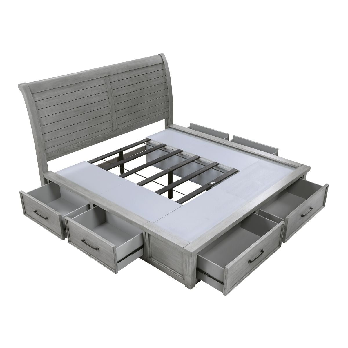 Logandale - Bed With Storage Footboard And Side Rails