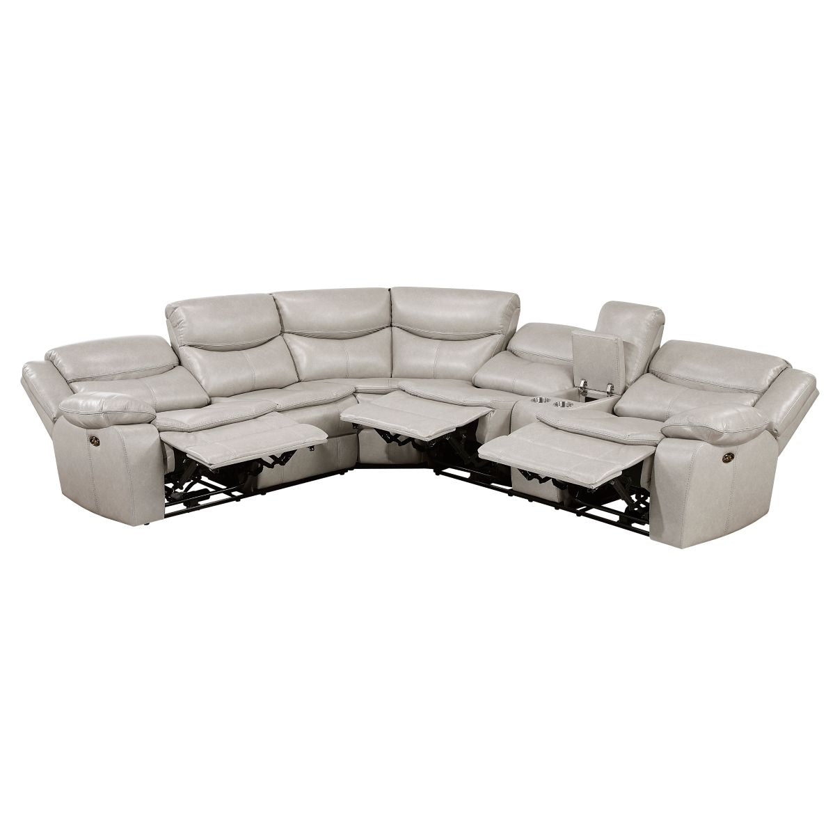 Fargo - 3 Piece Power Reclining Sectional With Right Console