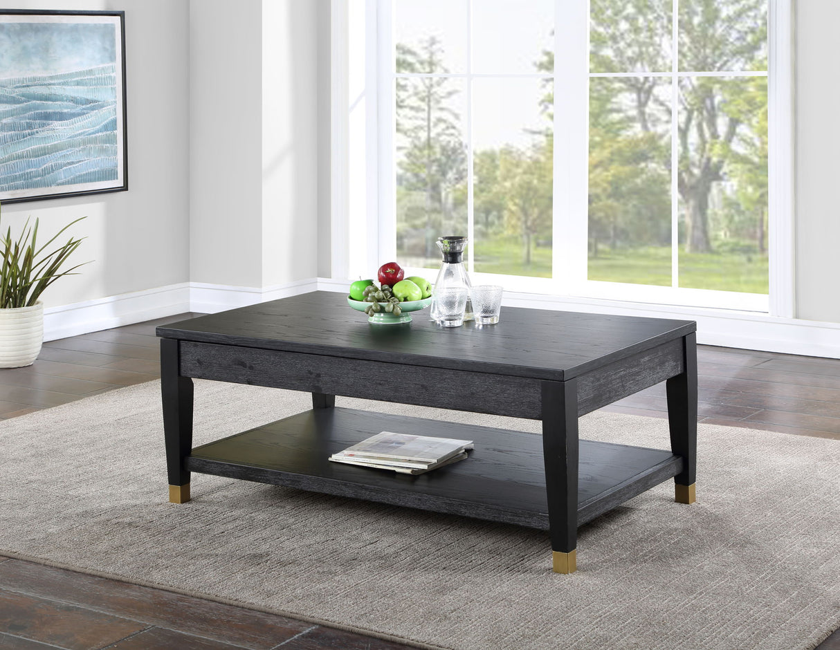 Yves - Lift-Top Coffee Table - Black