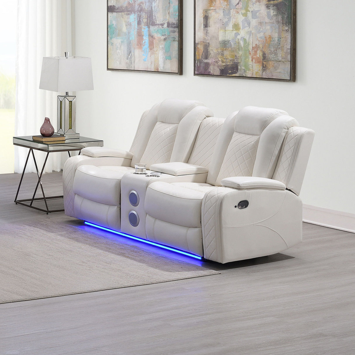 Orion II - Console Loveseat With Dual Recliners