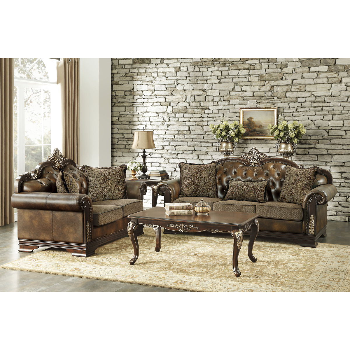 Croydon - Loveseat - Brown