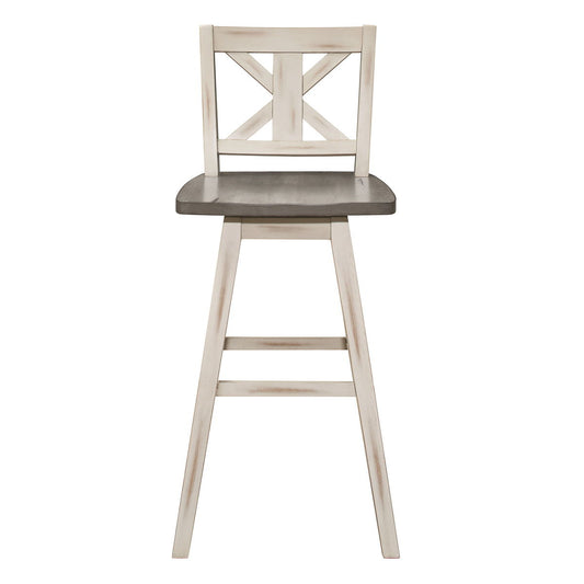 Amsonia - 29" Swivel X-Back Pub Height Chair (Set of 2)