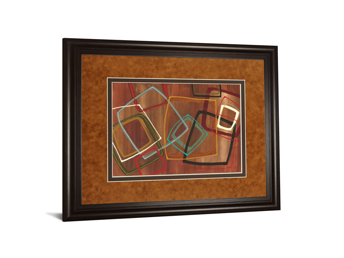 Twenty Tuesday Il By Jeni Lee - Framed Print Wall Art - Light Brown
