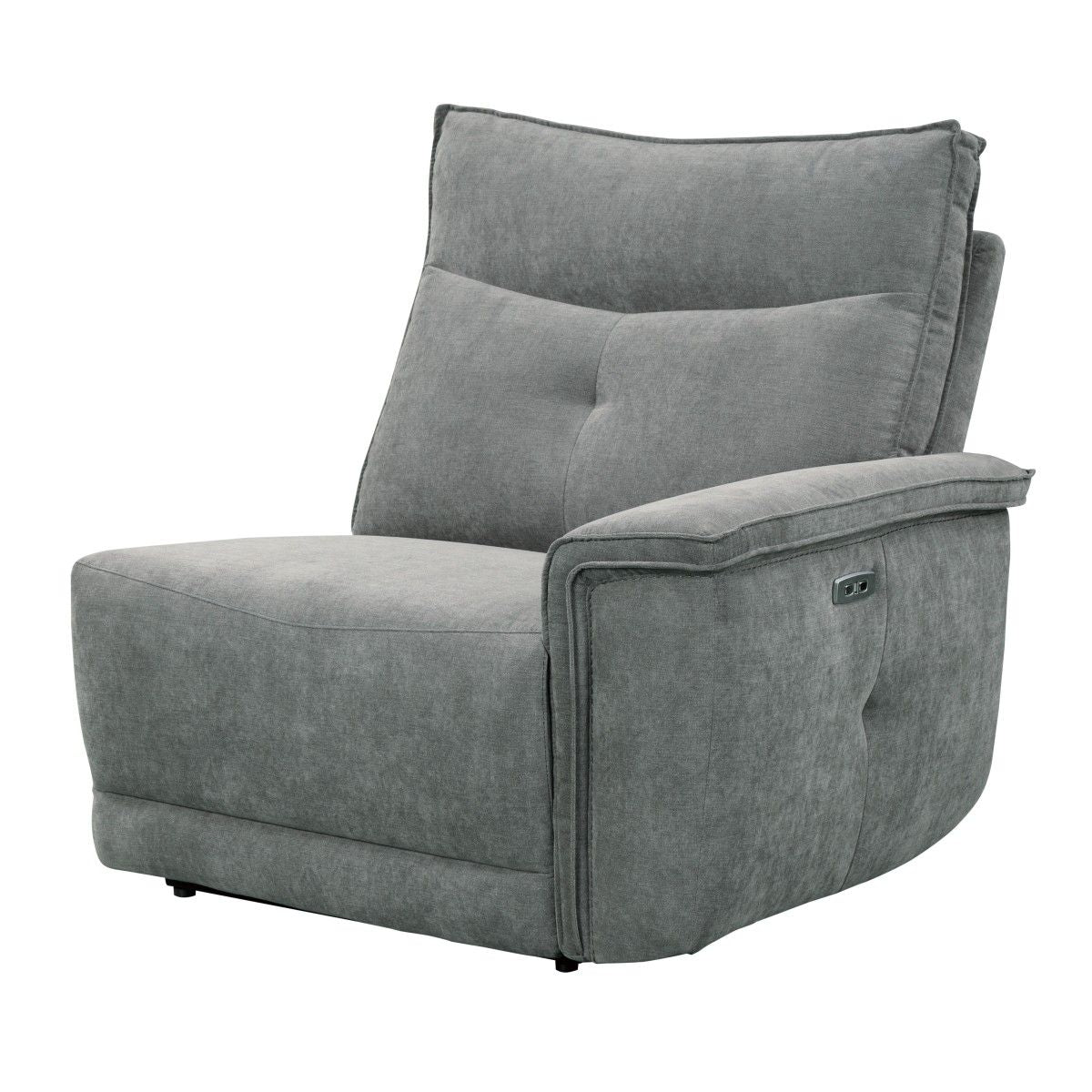 Tesoro - 3 Piece Power Double Reclining Loveseat - Dark Gray