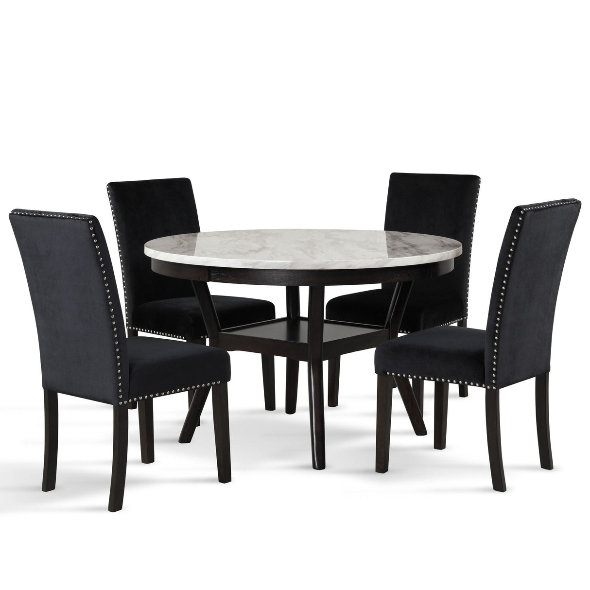 Celeste - Round Dining Table - Espresso