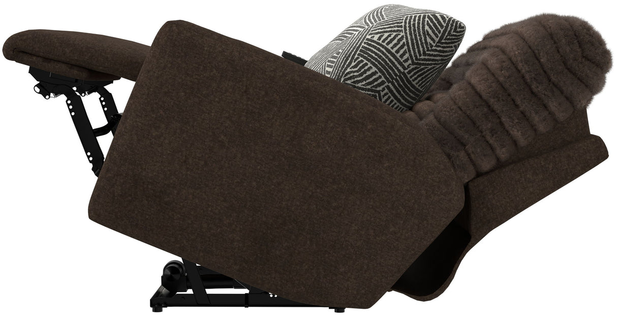 Zen - Power Recliner With CR3 Heat / Massage / Zero Gravity - Chocolate