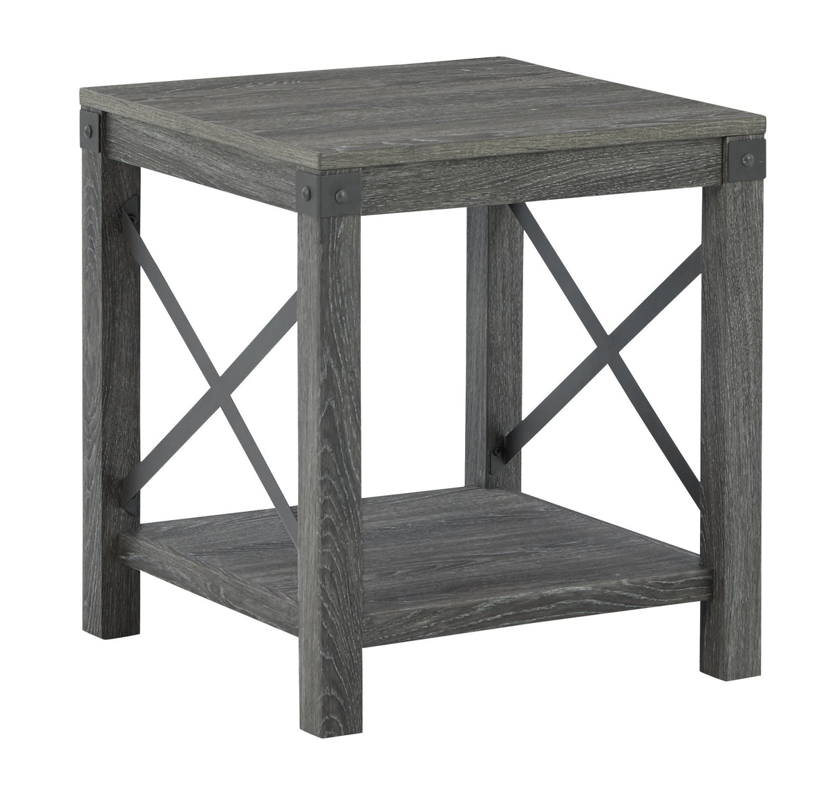 Freedan - 3 Pc. - Coffee Table, 2 End Tables - Grayish Brown