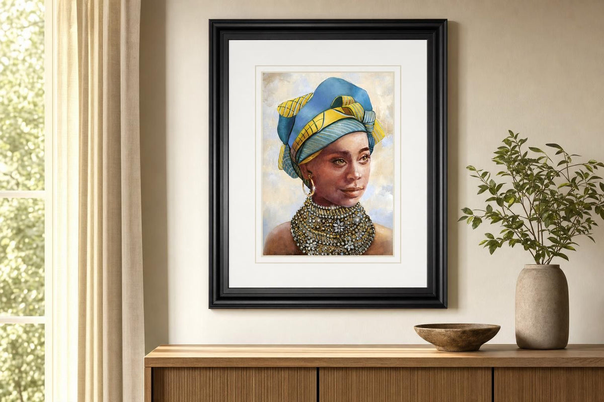 34x40 Soulful Beauty I By Donna Brooks - Beige