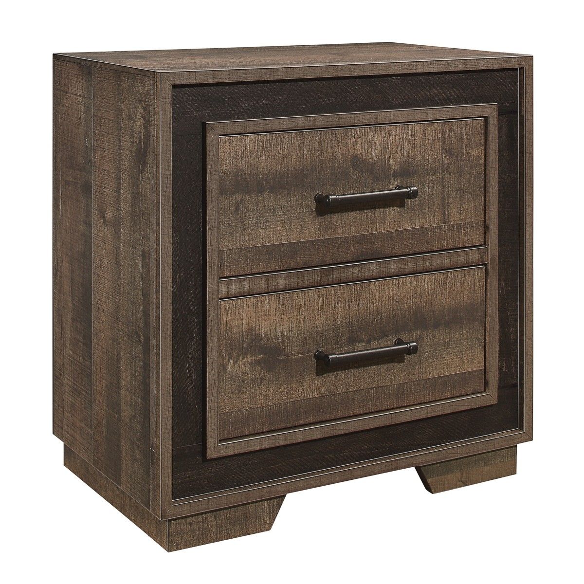 Ellendale - Nightstand - Brown / Gray