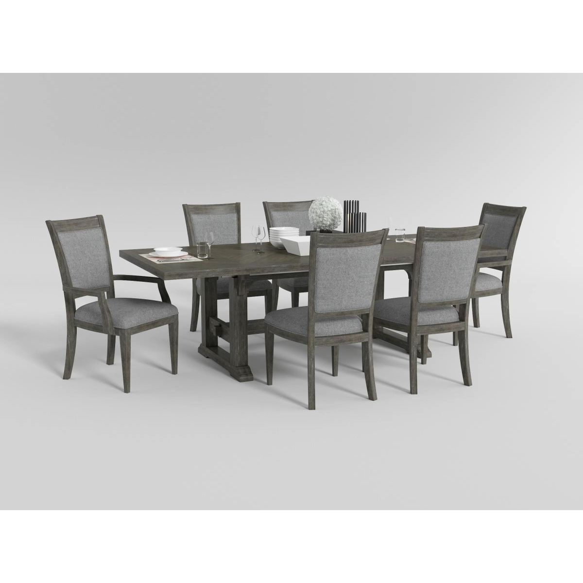 Sarasota - Arm Chair (Set of 2) - Gray