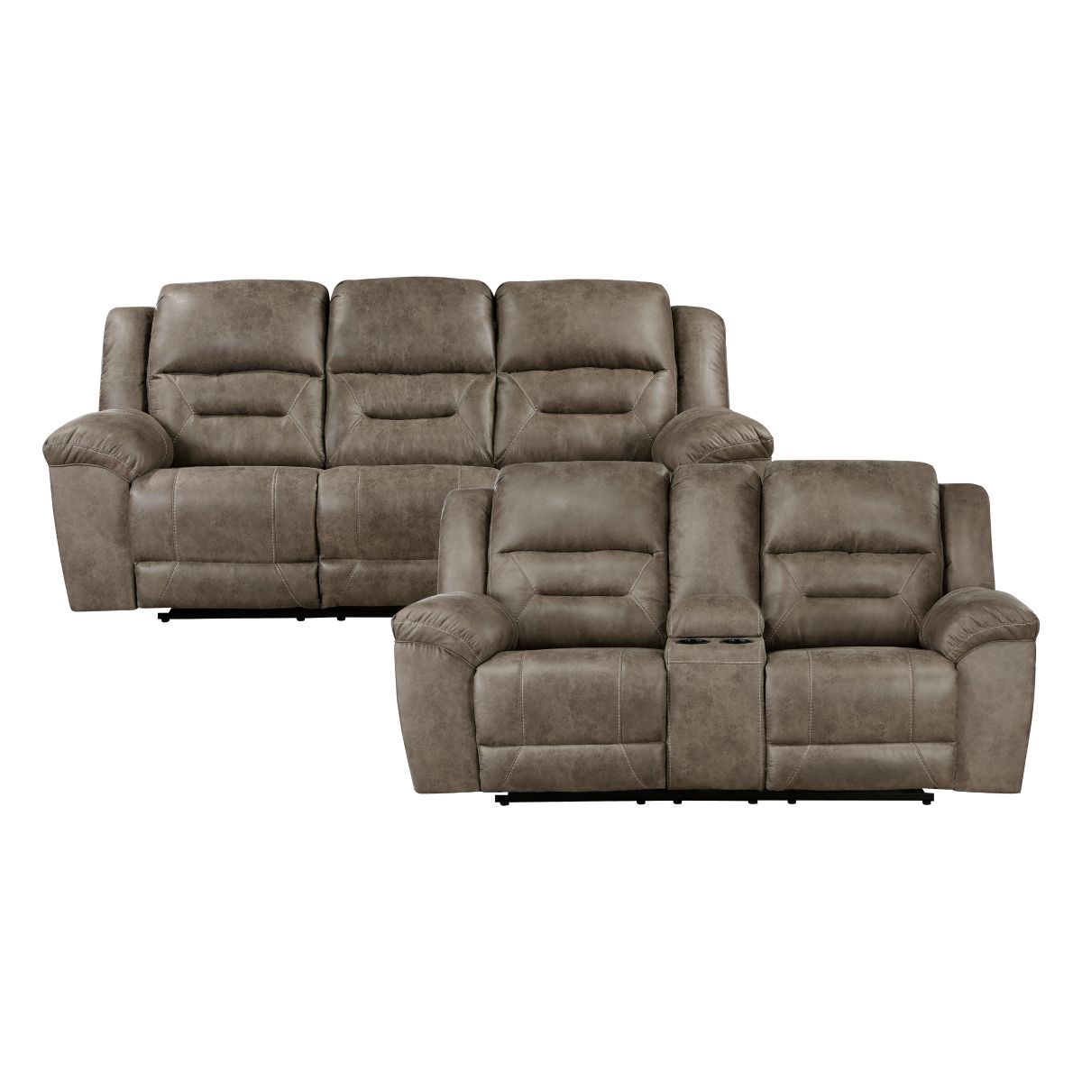 Hazen - Sofa & Loveseat - Brown