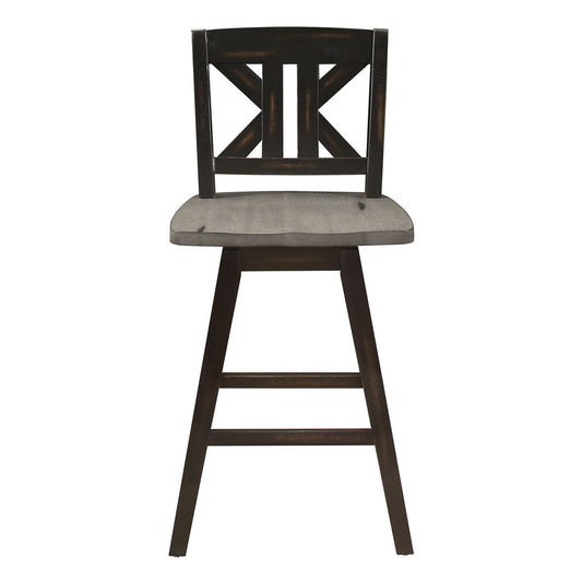 Amsonia - Swivel X-Back Counter Height Chair (Set of 2)